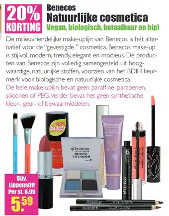 Gezond & Wel Benecos Natuurlijke cosmetica aanbieding