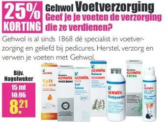 Gezond & Wel Gehwol Voetverzorging ig aanbieding