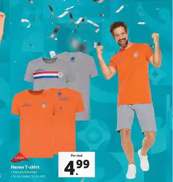 Lidl Lycra Heren T-Shirt aanbieding