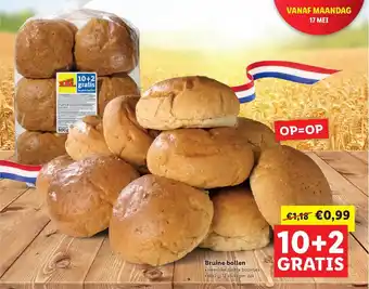 Lidl Bruine Bollen 10+2 Gratis aanbieding