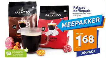 Action Palazzo Koffiepads 250g aanbieding