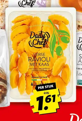 Boni Daily Chef verse pasta Verse ravioli met kaas aanbieding