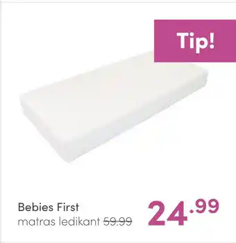 Baby & Tiener Bebies First matras ledikant aanbieding