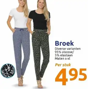 Action Dames Broek aanbieding