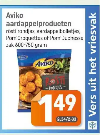 Dagwinkel Aviko aardappelproducten 600-750 gram aanbieding