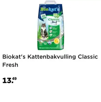 Plein.nl Biokat's kattenbakvulling classic aanbieding