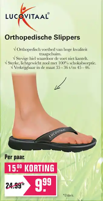 De Online Drogist Orthopedische slippers aanbieding