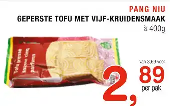 Amazing Oriëntal Pang Niu Geperste Tofu Met Vijf-Kruidensmaak aanbieding