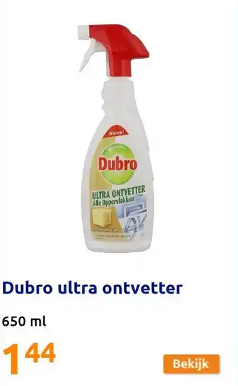 Action Dubro ultra ontvetter aanbieding