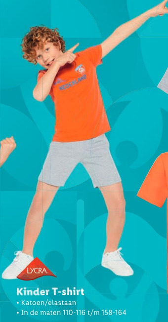 Lidl Kinder t-shirt aanbieding