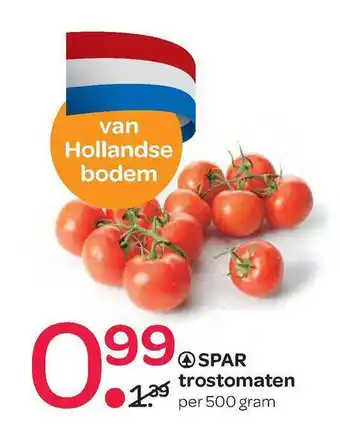 Spar Spar trostomaten 500 gram aanbieding