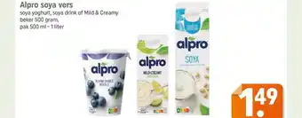 Lekker Makkelijk Alpro soya vers aanbieding