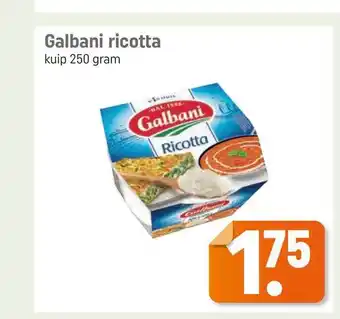 Lekker Makkelijk Galbani ricotta 250 gram aanbieding