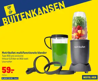 Makro Nutribullet multifunctionele blender aanbieding