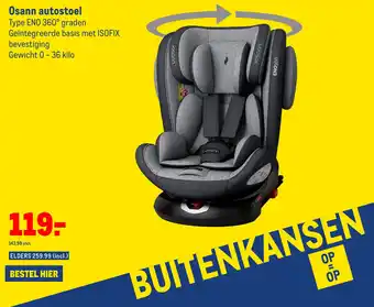 Makro Osann autostoel aanbieding