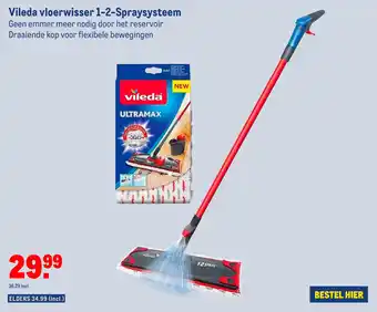 Makro Vileda vloerwisser 1-2-Spraysysteem aanbieding