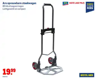 Makro Aro opvouwbare steekwagen aanbieding