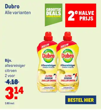 Makro Dubro aanbieding