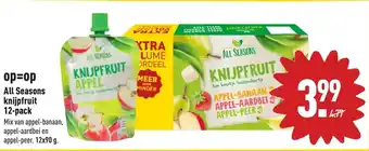 ALDI All seasons knijpfruit 12-pack 12 x 90g aanbieding