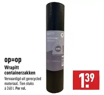 ALDI Wrapitt containerzakken 240L aanbieding