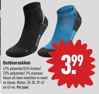 ALDI Outdoorsokken aanbieding