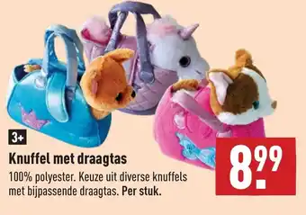 ALDI Knuffel met draagtas aanbieding