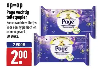 ALDI Page vochtig toiletpapier aanbieding