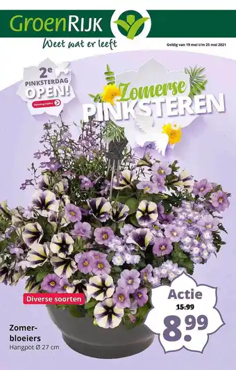 GroenRijk Zomerbloeiers Ø 27 cm aanbieding