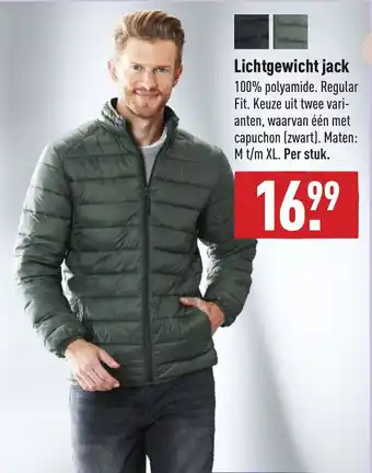 ALDI Lichtgewicht jack aanbieding