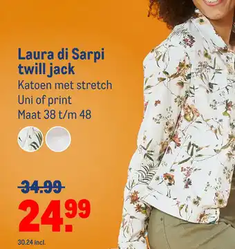 Makro Laura di Sarpi twill jack aanbieding