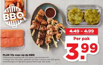 PLUS PLUS Vis voor op de BBQ aanbieding