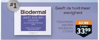 Trekpleister Biodermal Anti age 60+ aanbieding