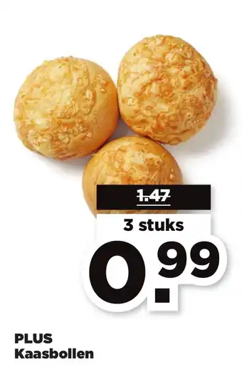 PLUS PLUS Kaasbollen 3st aanbieding