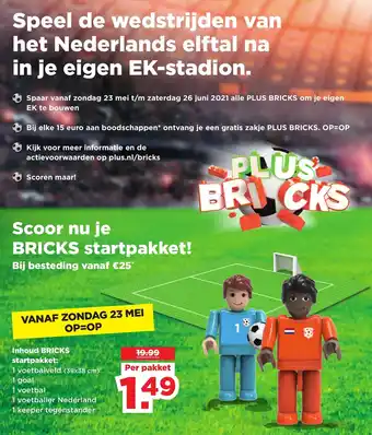 PLUS Scoor nu je BRICKS startpakket aanbieding