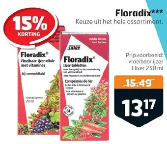 Trekpleister Floradix aanbieding