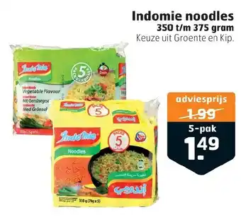 Trekpleister Indomie noodles aanbieding