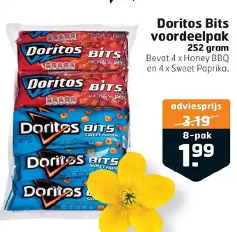 Trekpleister Doritos Bits voordeelpak aanbieding