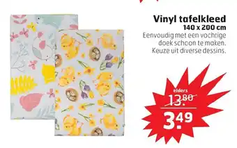 Trekpleister Vinyl tafelkleed aanbieding
