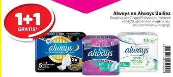 Trekpleister Always en Always Dailies aanbieding