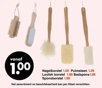 Wibra Nagelborstel aanbieding