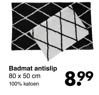 Wibra Badmat antislip aanbieding