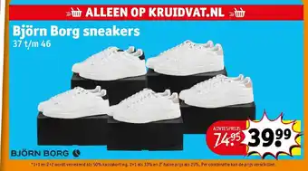 Kruidvat Bjorn Borg sneakers 37 t/m 46 aanbieding