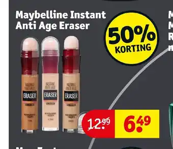 Kruidvat Maybelline Instant Anti Age Eraser aanbieding