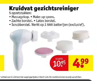 Kruidvat Gezichtsreiniger aanbieding