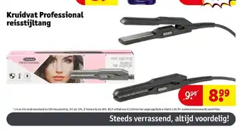 Kruidvat Professional reisstijltang aanbieding