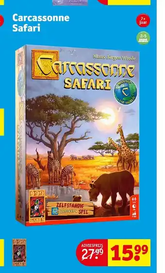 Kruidvat Carcassonne Safari aanbieding