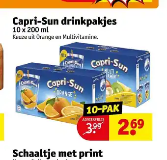 Kruidvat Capri-Sun drinkpakjes 10 x 200 ml aanbieding