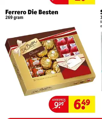 Kruidvat Ferrero Die Besten 269 gram aanbieding