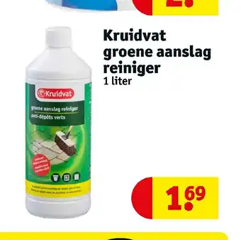 Kruidvat Groene aanslag reiniger 1 liter aanbieding