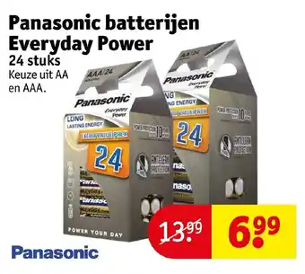 Kruidvat Panasonic batterijen everyday power aanbieding